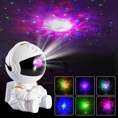 Astronaut Star Galaxy Night Light Projector